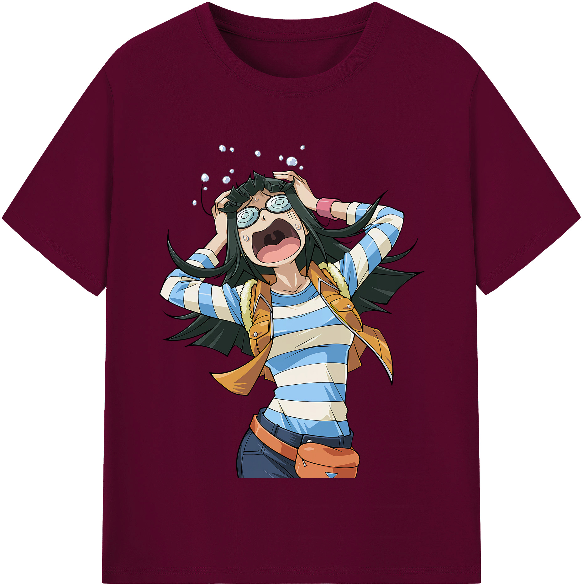 （画像用） 遊☆戯☆王 Yu-Gi-Oh! レディースカジュアルプリントTシャツ（綿100％）